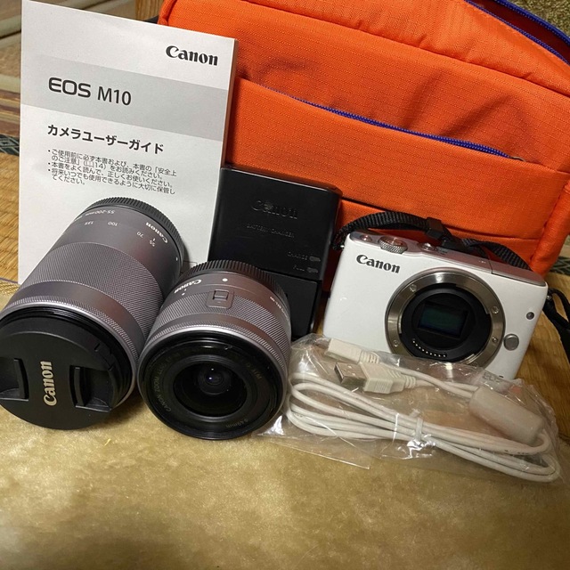 カメラCanon EOS M10 レンズキット ミラーレス一眼 デジタル一眼レフ