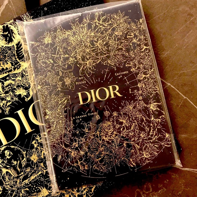 Dior(ディオール)の新品✨Dior ★ノベルティ限定ノート◉オリジナルショッパー袋◉リボン インテリア/住まい/日用品の文房具(ノート/メモ帳/ふせん)の商品写真