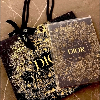 ディオール(Dior)の新品✨Dior ★ノベルティ限定ノート◉オリジナルショッパー袋◉リボン(ノート/メモ帳/ふせん)