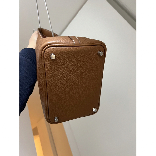 Hermes(エルメス)の【美品】エルメス ピコタンロック pm ゴールド金具シルバー レディースのバッグ(ハンドバッグ)の商品写真