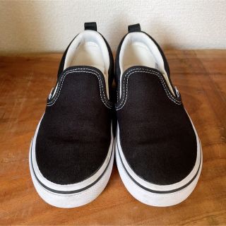 ヴァンズ(VANS)の美品 VANS バンズ ヴァンズ スリッポン V98CK ブラック 18cm(スリッポン)