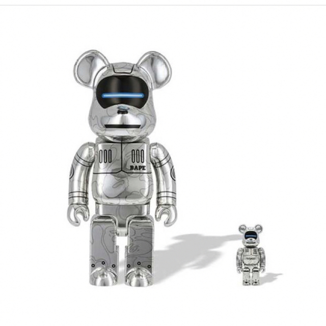 BAPE SORAYAMA BE@RBRICK 100&400 silver 好評 20090円引き www.gold