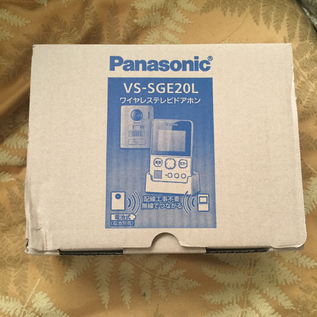 Panasonic ワイヤレステレビドアホン VS-SGE20L 新品未使用