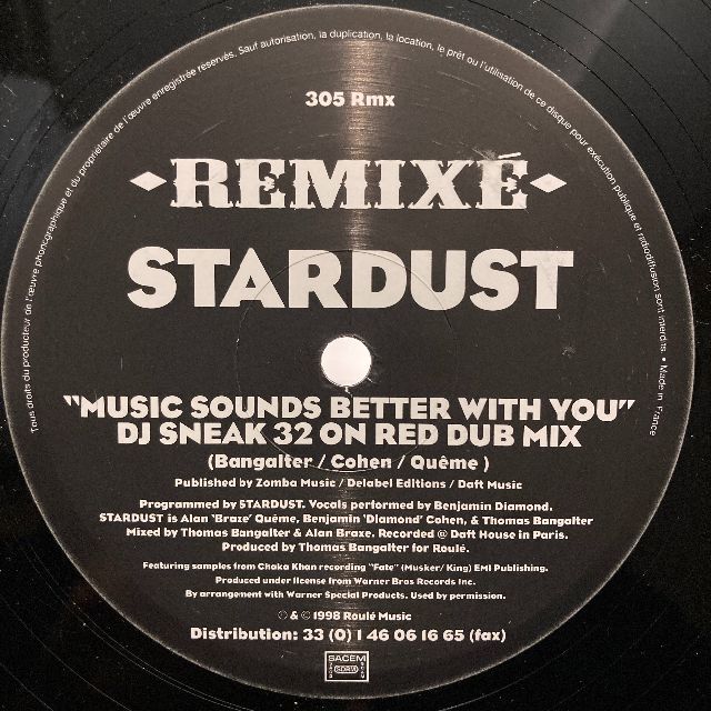 Stardust – Music Sounds Better With You 2