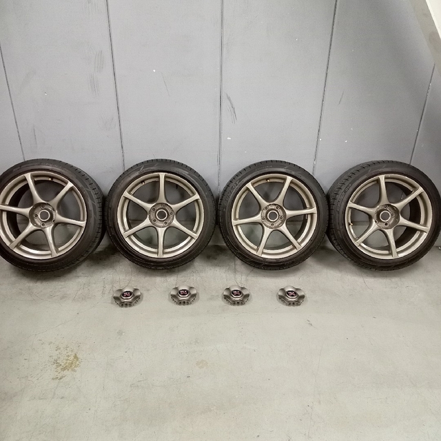 数量限定セール 日産 日産純正 34GTR ホイールセット タイヤ付き