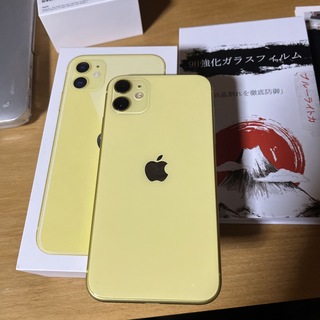 アップル(Apple)のiPhone11 128gb イエロー　SIMフリー(スマートフォン本体)