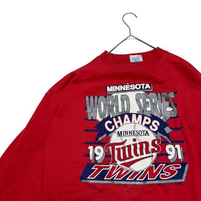 激レア　USA製　スウェット　MLB ツインズ　プリント　XL古着屋スマイルの古着ジャンル別