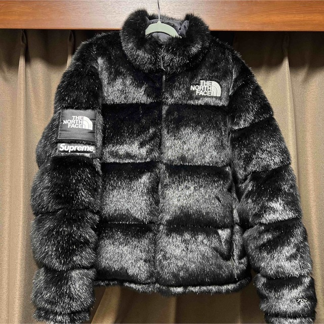 【美品】supreme the northface fur nuptse ダウン