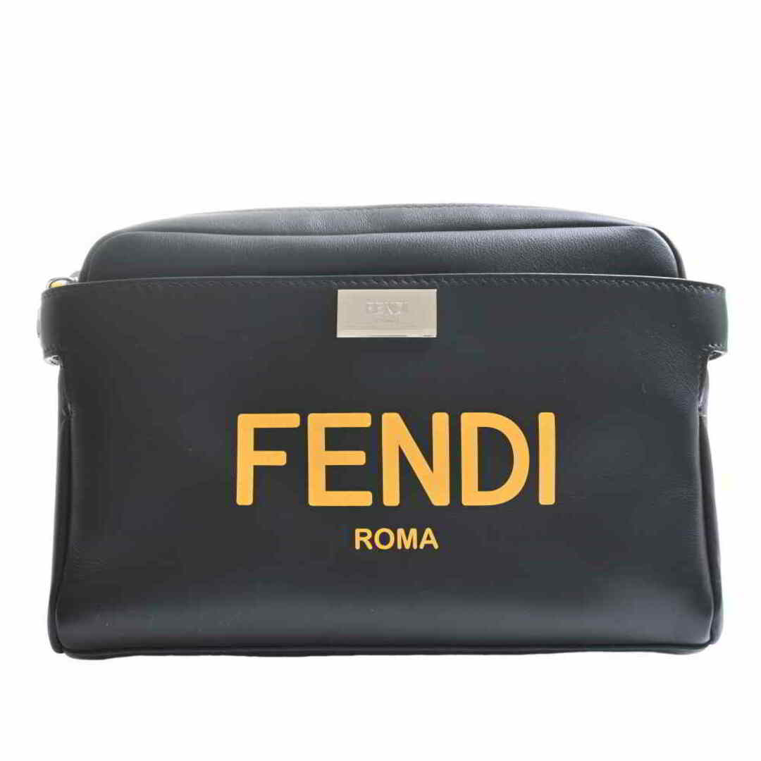 高質で安価 FENDI - by ブラック/イエロー ショルダーバッグ ボディバッグ 2WAY レザー フェンディ FENDI 【中古】 ショルダーバッグ - jet-arco.com