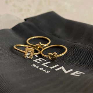 CELINE セパラブル アルク・ドゥ・トリオンフ リング 3セット