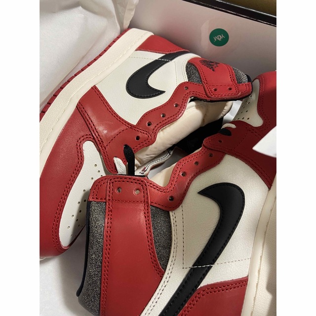 オンライン完売品！AIR JORDAN1 chicago lost&found