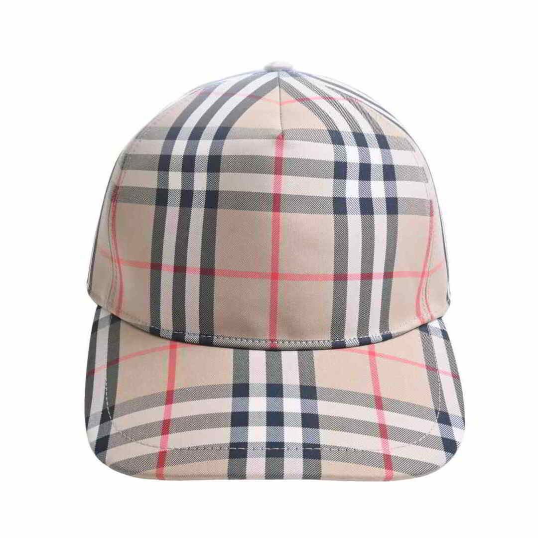 中古】 BURBERRY バーバリー コットン チェック柄 ベースボール