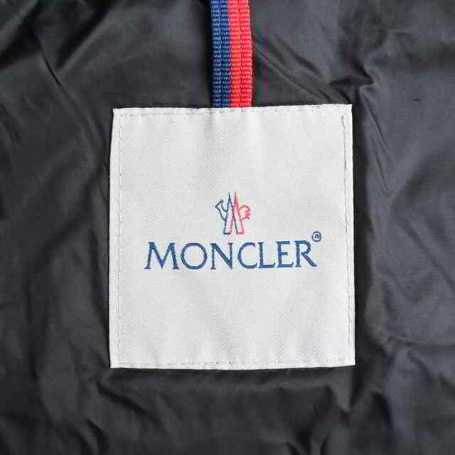 MONCLER モンクレール ナイロン LOBELIA GIUBBOTTO ファー フード付き ダウンジャケット ブラック by