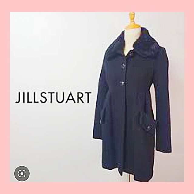 JILLSTUART - 【超美品】JILLSTUART ラビットファー付きハーフコート