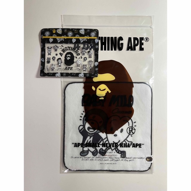 A BATHING APE(アベイシングエイプ)のBAPE KIDS X CHOCOMOO HAND TOWEL メンズのファッション小物(その他)の商品写真