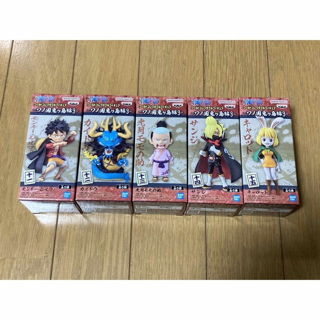 BANPRESTO(バンプレスト)のONE PIECE ワールドコレクタブルフィギュア ワノ国鬼ヶ島編3  5種類 エンタメ/ホビーのフィギュア(アニメ/ゲーム)の商品写真