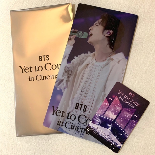 BTS Yet to Come チケットホルダー ジン JIN ＋ムビチケ