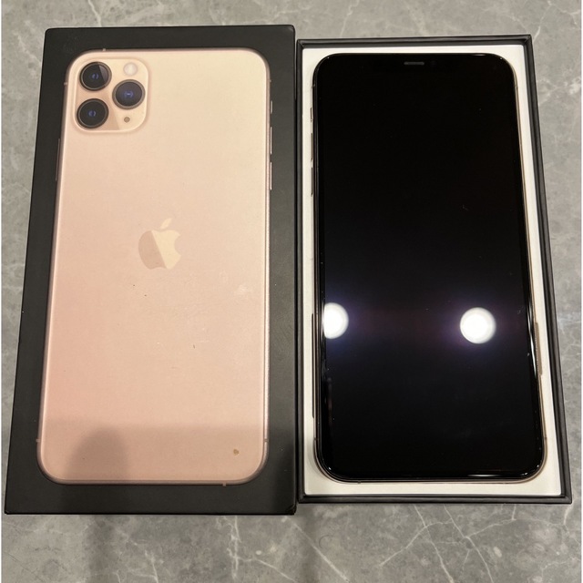 美品】iPhone11 pro max 256GB ゴールド