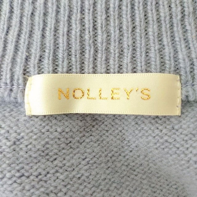 NOLLEY'S(ノーリーズ)のうさぎ様ご専用【ノーリーズ】ブルー　Vネック　ゆったりセーター レディースのトップス(ニット/セーター)の商品写真