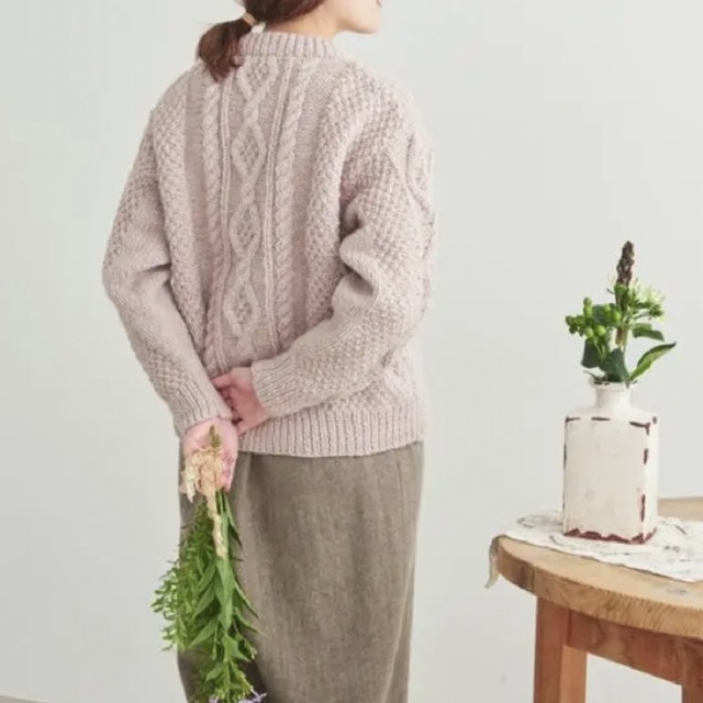 ネパールハンドニット 木の実プルオーバー