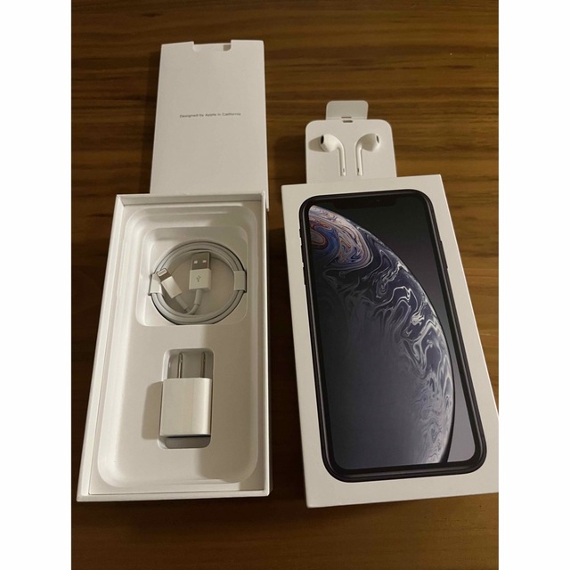 IPhone XR Black 64GB (箱有り、付属品未使用)