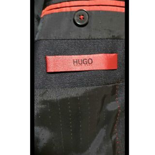 新品タグ付き　HUGO BOSS　シルク混　スーツセットアップ　ブルー　50