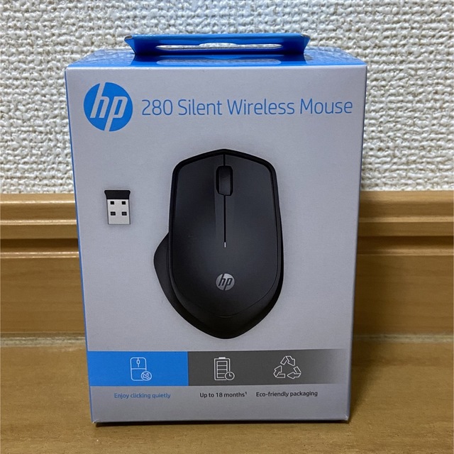 HP(ヒューレットパッカード)のhp 280silent wireless mouse ワイヤレス　マウス スマホ/家電/カメラのPC/タブレット(PC周辺機器)の商品写真