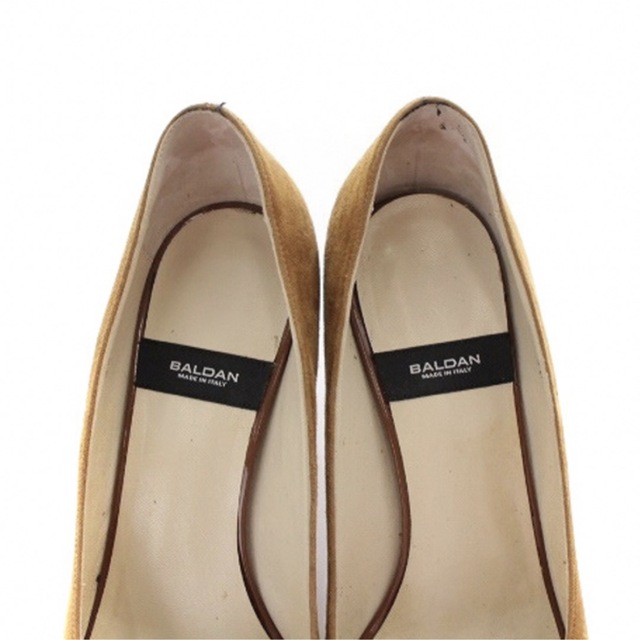 DEUXIEME CLASSE(ドゥーズィエムクラス)のバルダン スエードパンプス　キャメル レディースの靴/シューズ(ハイヒール/パンプス)の商品写真