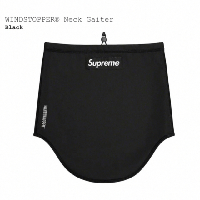 Supreme WINDSTOPPER Neck Gaiter シュプリーム 黒