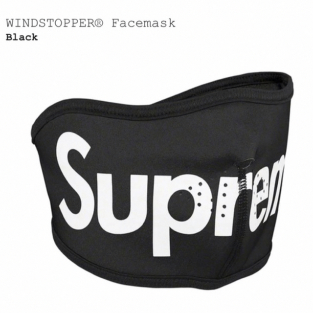 Supreme WINDSTOPPER Facemask シュプリーム 黒