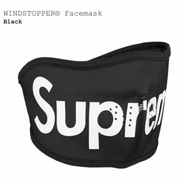 Supreme(シュプリーム)のSupreme WINDSTOPPER Facemask シュプリーム 黒 メンズのファッション小物(その他)の商品写真