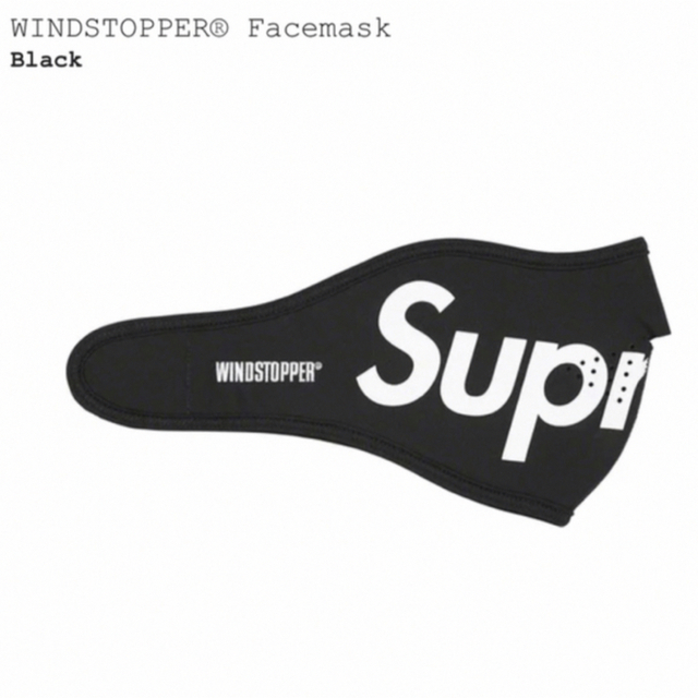 Supreme WINDSTOPPER Facemask シュプリーム 黒