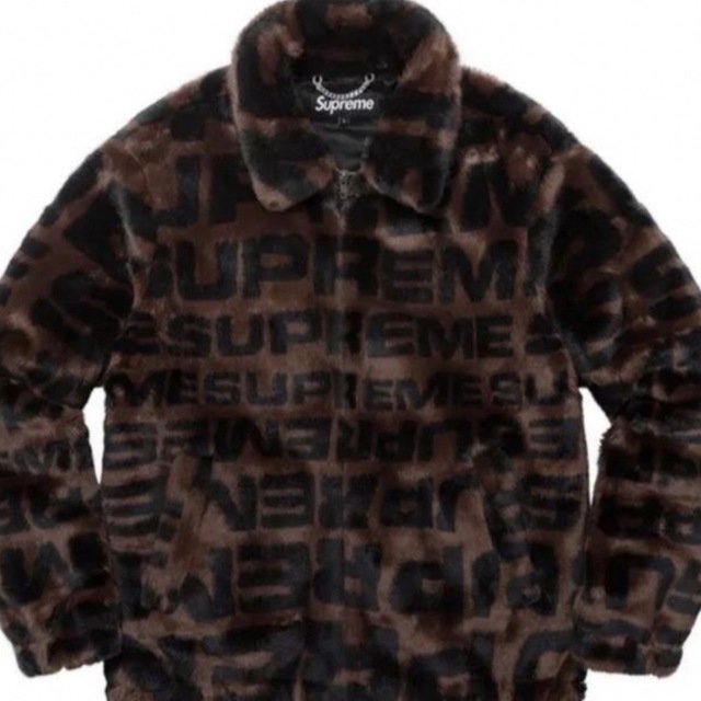 Supreme 18ss Faux Fur Bomber Jacket