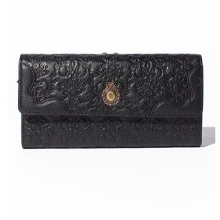 ANNA SUI  ヴィンテージローズ  口金フラップ長財布