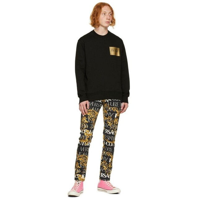 VERSACE JEANS COUTURE スウェット バロック Lサイズ