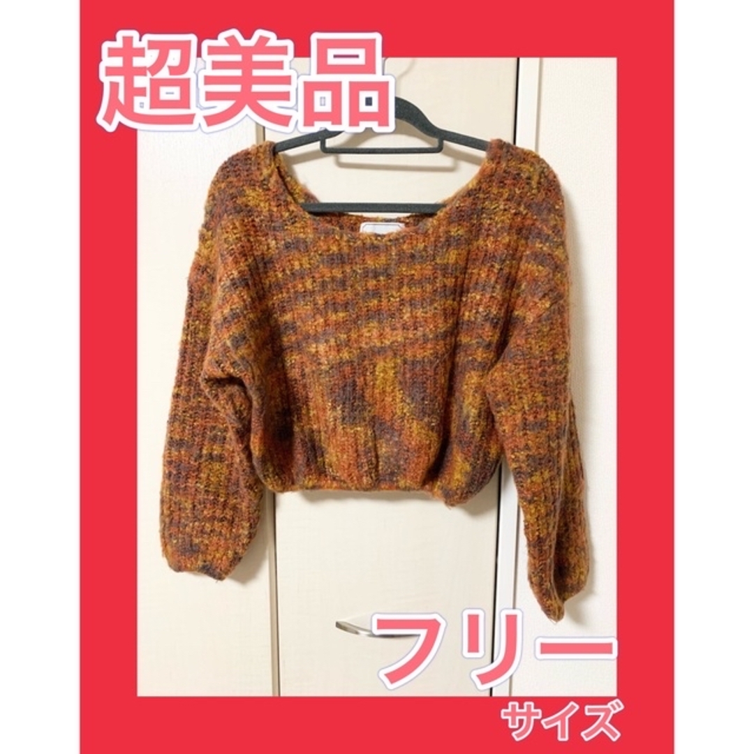 Lily Brown(リリーブラウン)の美品❗️即日発送❗️リリーブラウン LilyBrown⭐︎ミックスニット レディースのトップス(ニット/セーター)の商品写真