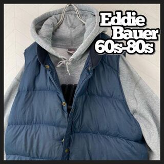 Eddie Bauer - 入手困難60s〜80s 黒タグ前期 エディーバウアー ダウン 