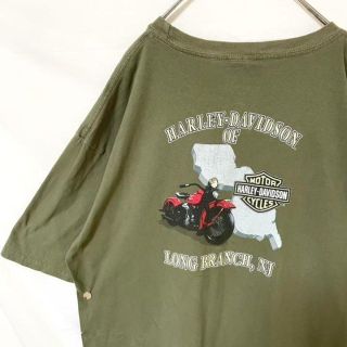 ハーレーダビッドソン(Harley Davidson)のUSA製大人気　ハーレーダビッドソン　tシャツ 半袖　プリント　ゆるだぼ　 古着(Tシャツ/カットソー(半袖/袖なし))