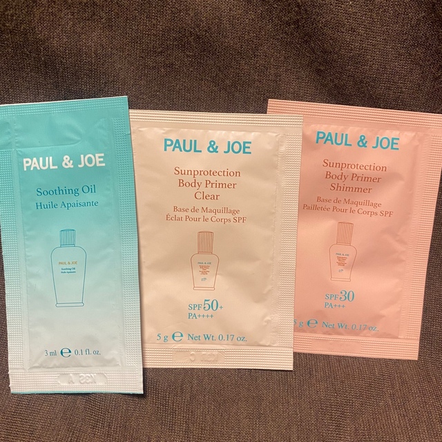 PAUL & JOE(ポールアンドジョー)のポール&ジョー　サンプル3種 コスメ/美容のキット/セット(サンプル/トライアルキット)の商品写真