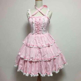 アンジェリックプリティー(Angelic Pretty)のエンジェルティアードJSK(ひざ丈ワンピース)