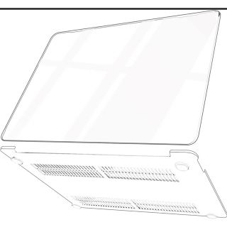 MacBook pro 13インチ用 クリアカバー すり傷防止 汚れ対策 薄型の通販