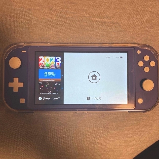 Nintendo Switch(ニンテンドースイッチ)の【2022年購入】Nintendo Switch Lite ブルー エンタメ/ホビーのゲームソフト/ゲーム機本体(携帯用ゲーム機本体)の商品写真