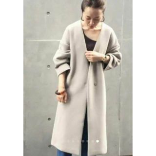 新垣結衣さん着用❤️完売品✨プラージュ スポンジリバーコート アイボリー 36