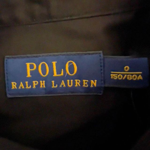 POLO RALPH LAUREN(ポロラルフローレン)の【未使用品】ポロラルフローレン シャツワンピース コットン100% ブラック レディースのワンピース(ひざ丈ワンピース)の商品写真