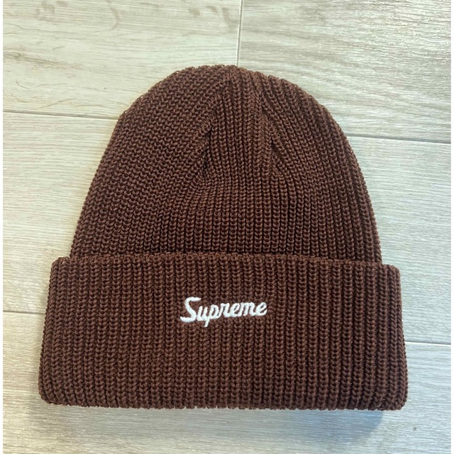 Supreme Box Logo Beanie rust 茶色 新品