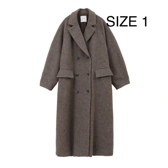 CLANE double wool long coat size1