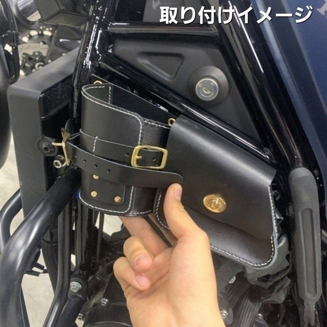 レブル リアルレザーバッグ 左右セット バイクウエア/装備 オートバイ ...