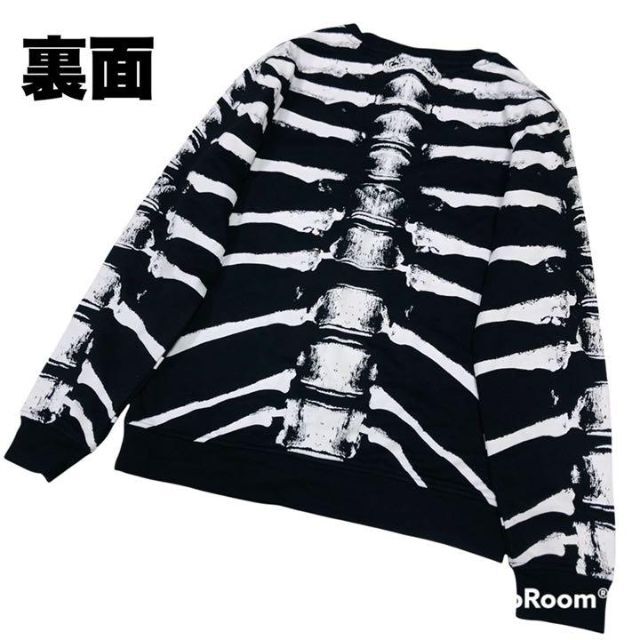 希少】 マルセロブロン 骨柄スウェット Marcelo Burlon バーロン