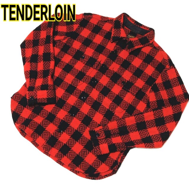 TENDERLOIN(テンダーロイン)の即完売　レア　希少　テンダーロイン　バッファロー　チェック　ジャケット　レッド メンズのジャケット/アウター(その他)の商品写真