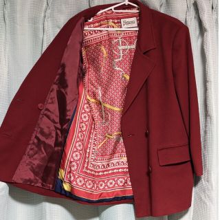 HERNO - 美品 ヘルノ カシミヤ100% 裏地シルク ロング丈 ダブル